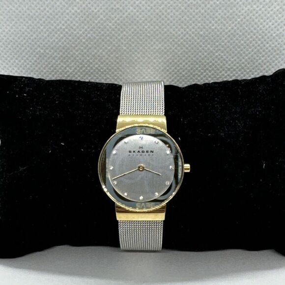 Skagen Freja 358SGSCD Women's Silver Stainless Steel Analog Dial Watch JNA557 - Picture 1 of 11